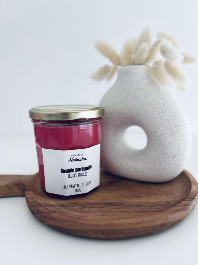 Bougie parfumée fruits rouges