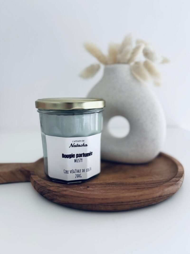 Bougie parfumée musty